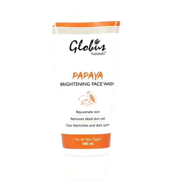 Globus Naturals Papaya Brightening Face Wash - 100 gm