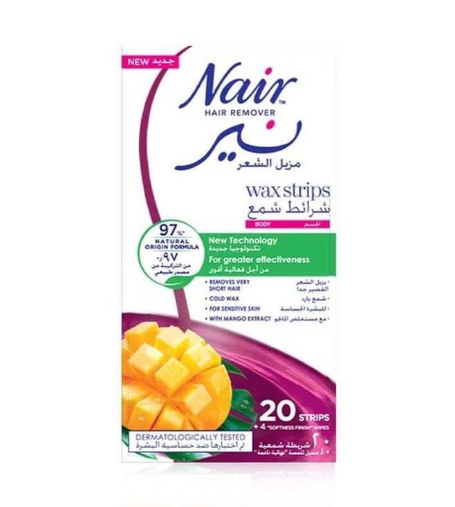 Nair Mango Body Wax Strips - 20 Strips