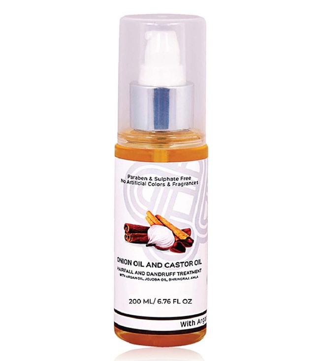 Teal & Terra Onion & Castor Hair Oil for Hairfall & Dandruff Control - 200 ml