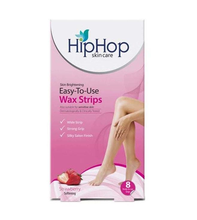 HipHop Skincare Body Wax Strips with Argan Oil & Strawberry - 8 Strips