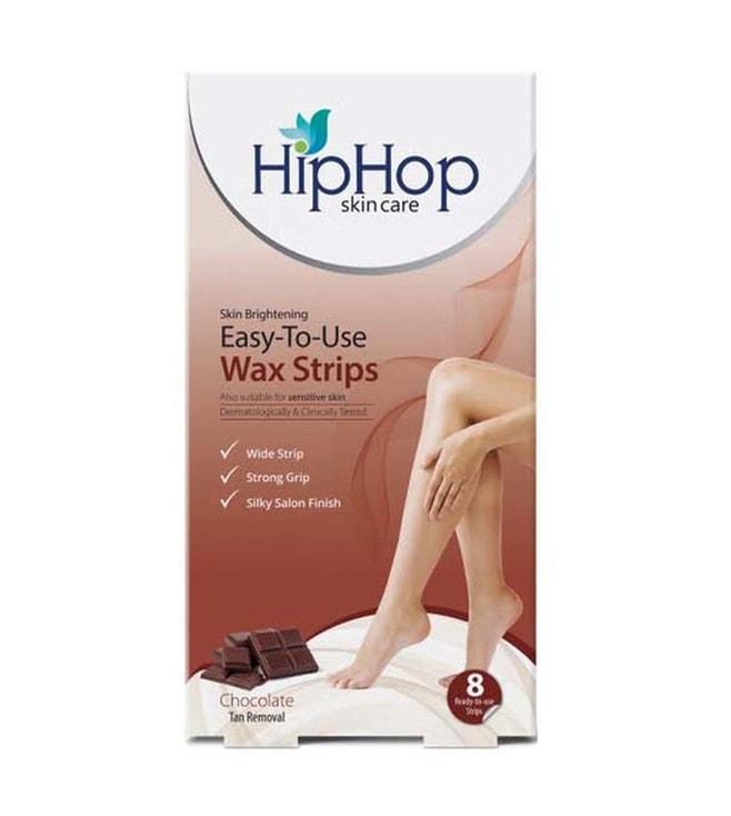 HipHop Skincare Body Wax Strips with Argan Oil & Chocolate - 8 Strips