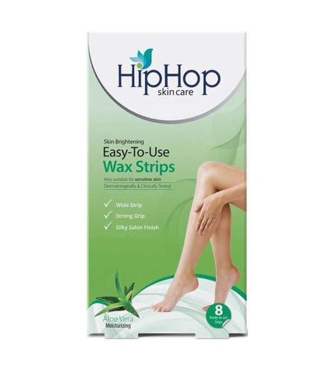 HipHop Skincare Body Wax Strips with Argan Oil & Aloe Vera - 8 Strips