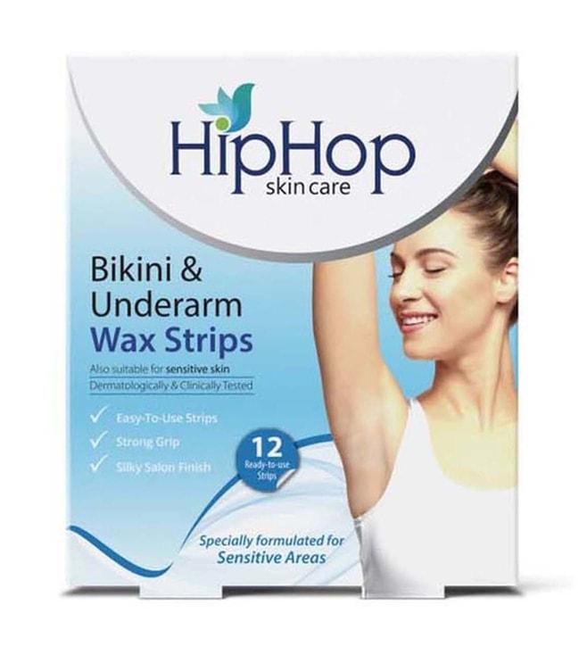 HipHop Skincare Bikini & Underarm Wax Strips - 12 Strips
