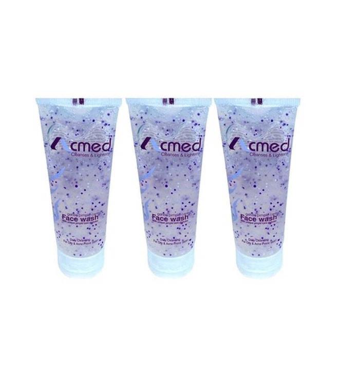 Acmed Pimple Care Face Wash for Acne Prone Skin (Pack of 3) - 70 ml Each