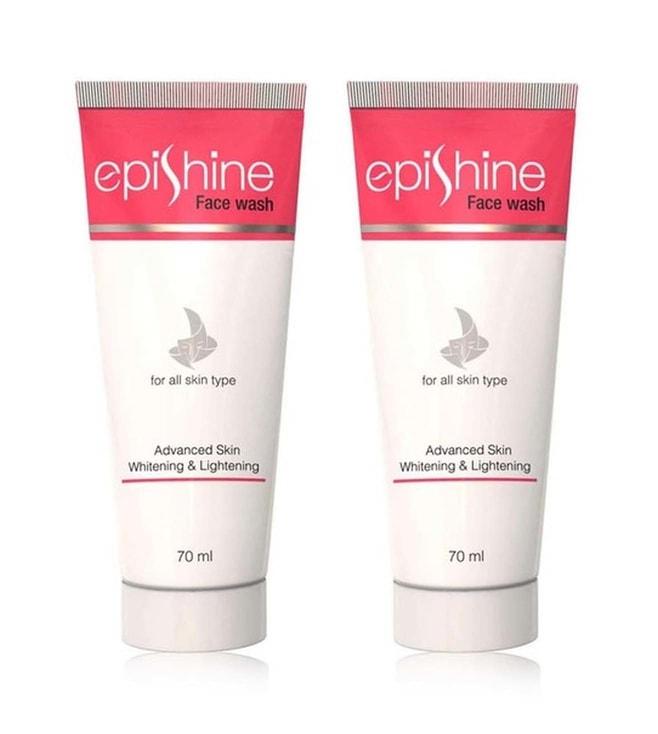 Epishine Advanced Skin Whitening and Brightening Face Wash (Pack of 2)