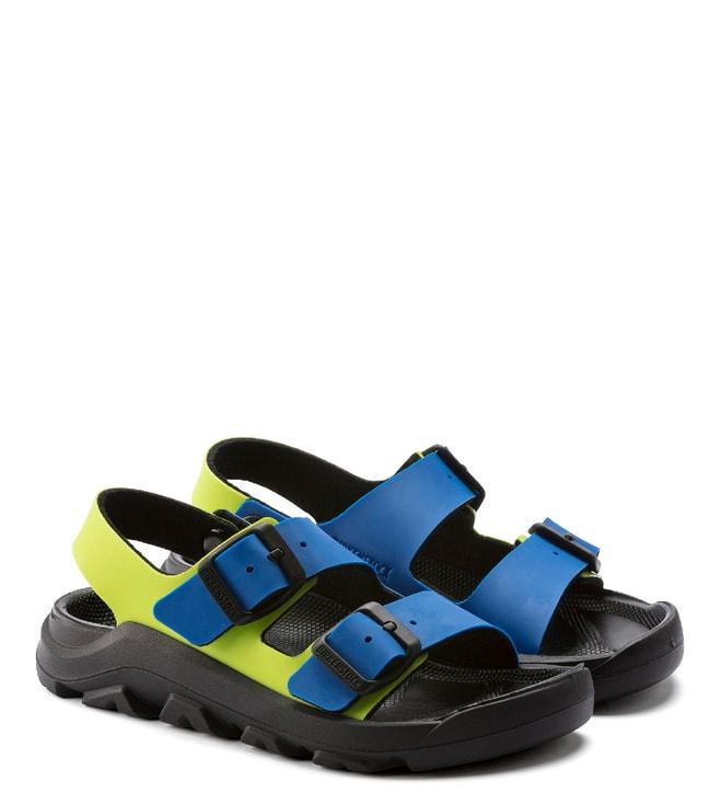 Birkenstock Kids Icy Ultrablue Mogami Narrow Width Ankle Strap Sandals