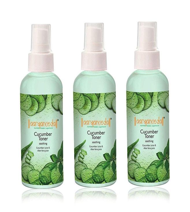 Aryanveda Cucumber Toner For Restore Nature Radiance Of Skin (Pack of 3)