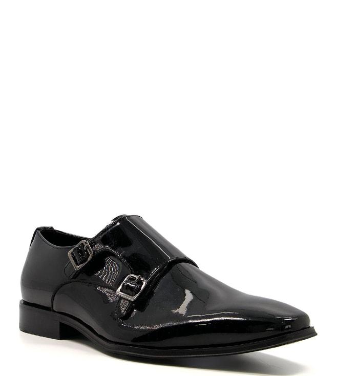 dune-london-men's-stone-black-monk-strap-shoes