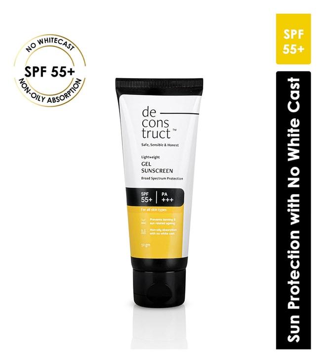 Deconstruct Lightweight Gel SPF 55+ Sunscreen - 50 gm