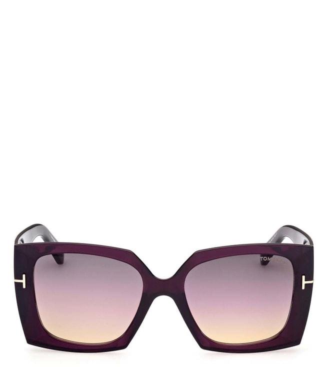 Tom Ford FT09215481B Jacquetta Blue Block Butterfly Sunglasses for Women