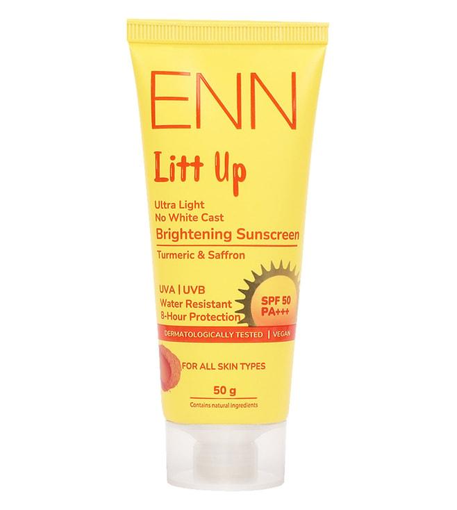 ENN Litt Up Ultra Light Brightening Sunscreen SPF 50 - 50 gm