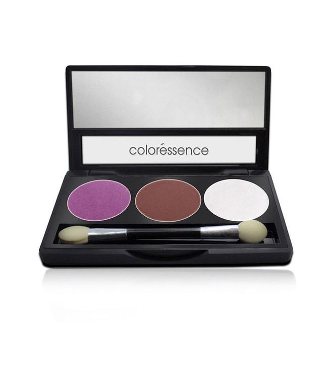 Coloressence Satin Eye Shades Smooth Formula Eyeshadow Makeup Palatte Amethyst - 3.5 gm