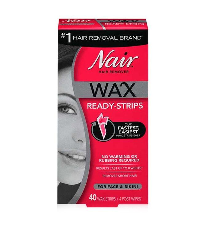Nair Wax Ready-Strips for Face and Bikini - 40 Count