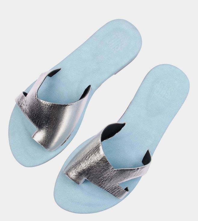 SKO Blue Asymetrical Sandals