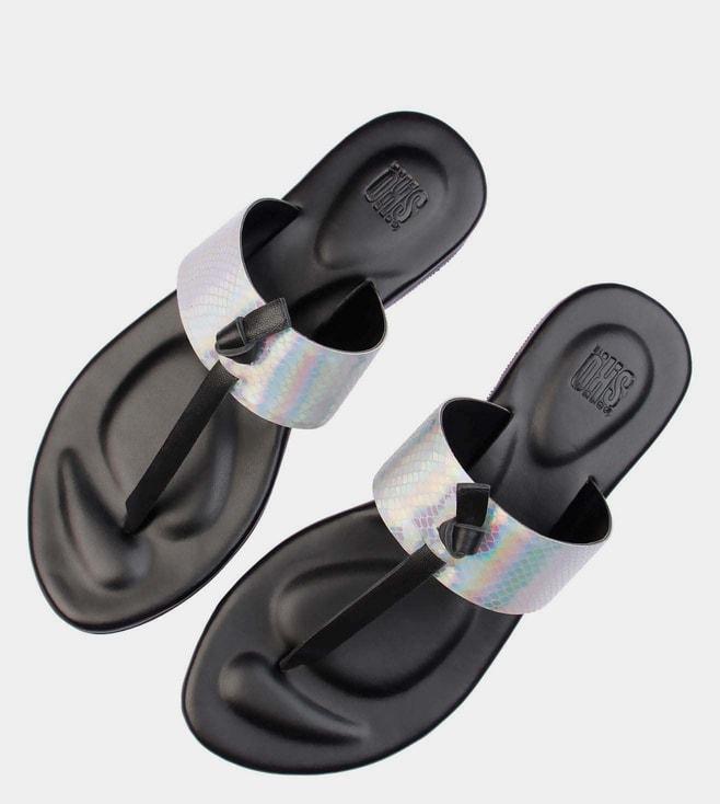SKO Silver Iridescent New York Sandals