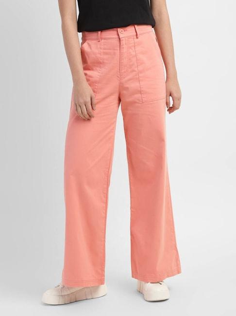 levi's-pink-bootcut-high-rise-regular-trousers