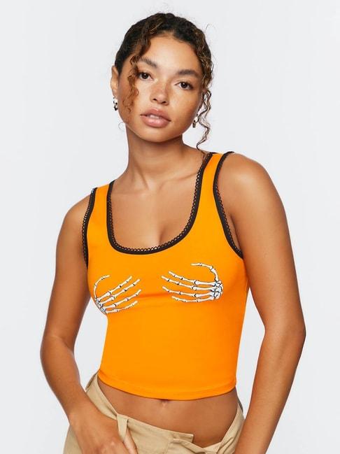 Forever 21 Yellow Tank Top