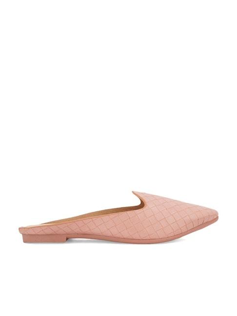 Scentra Women's Pink Mule Shoes