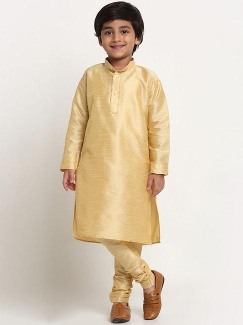 benstoke-kids-gold-regular-fit-full-sleeves-kurta-set