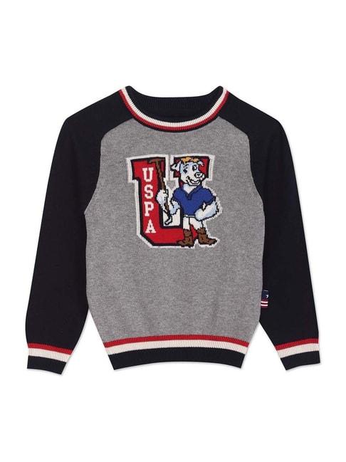 u.s.-polo-assn.-kids-blue-&-grey-cotton-color-block-full-sleeves-sweater