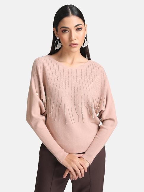 kazo-batwing-pullover-with-heat-studs-and-fringes