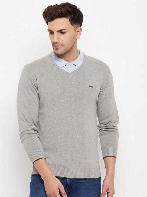 Duke Grey Regular Fit Sweater