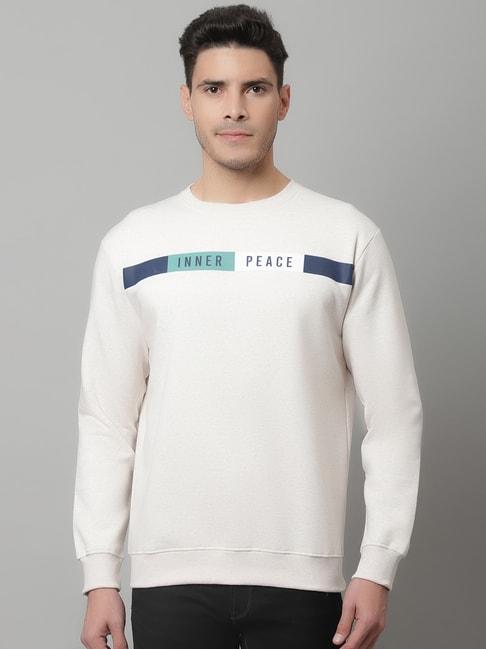cantabil-ecru-melange-regular-fit-printed-sweatshirt