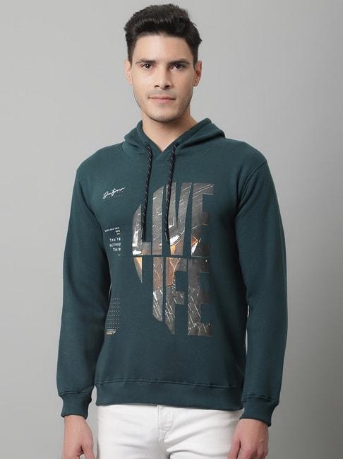 cantabil-teal-regular-fit-printed-hooded-sweatshirt