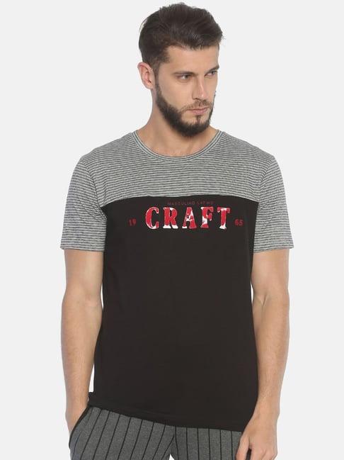 masculino-latino-black-cotton-regular-fit-printed-t-shirt