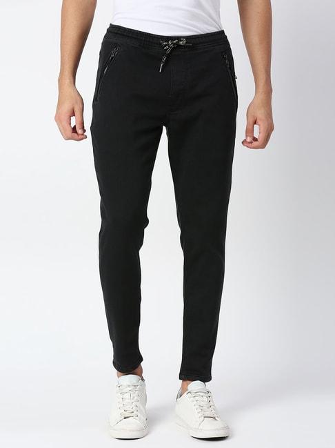 pepe-jeans-black-regular-fit-jogger-pants