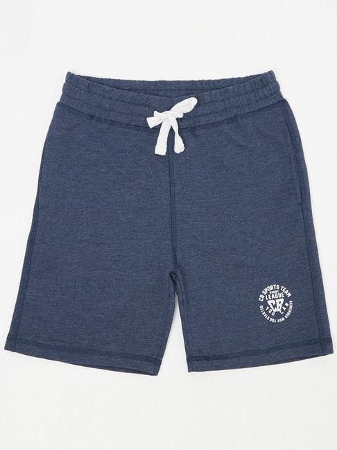 Cantabil Kids Blue Printed Shorts