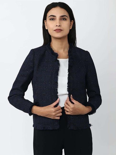 van-heusen-navy-self-pattern-jacket