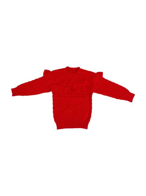 baby-moo-kids-red-textured-pattern-full-sleeves-sweater