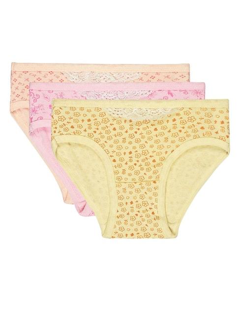 Bodycare Kids Multicolor Printed Panties (Pack Of 3)