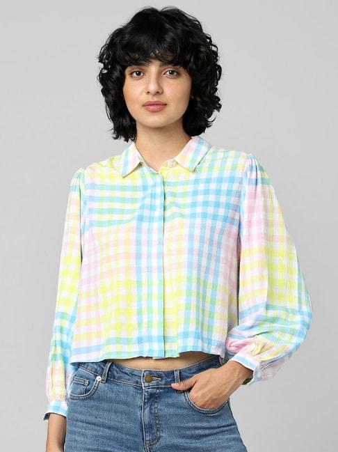 only-multicolor-checks-shirt