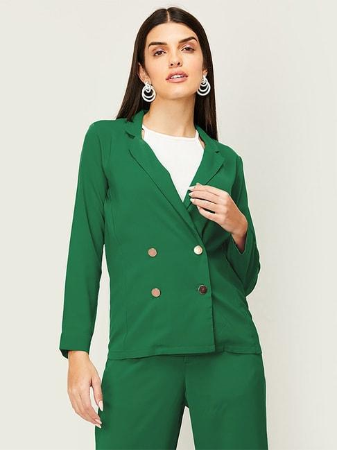 Code by Lifestyle Green Regular Fit Jacket