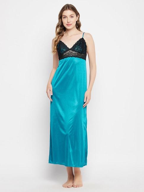 clovia-blue-night-dress