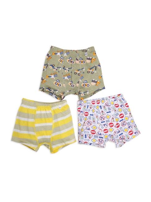SuperBottoms Kids Yellow Printed Brief