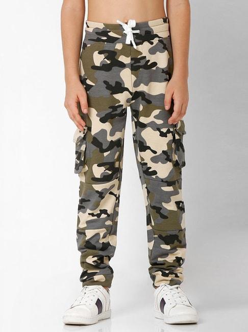 GAS KIDS Multicolor Camouflage Joggers