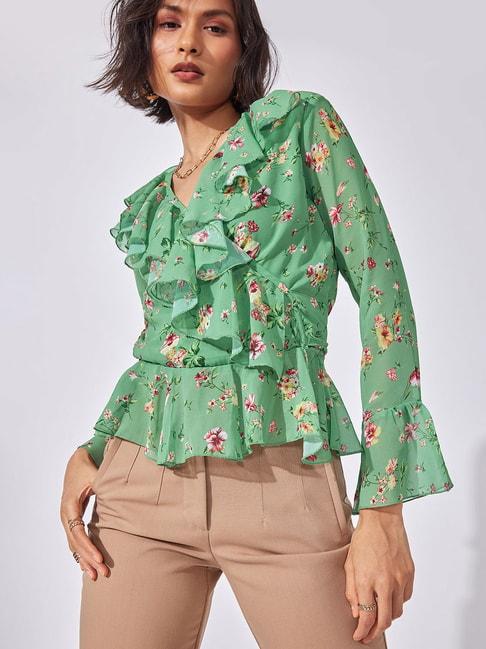 the-label-life-green-floral-top