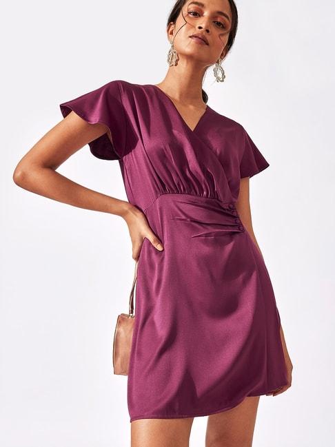 the-label-life-purple-wrap-dress