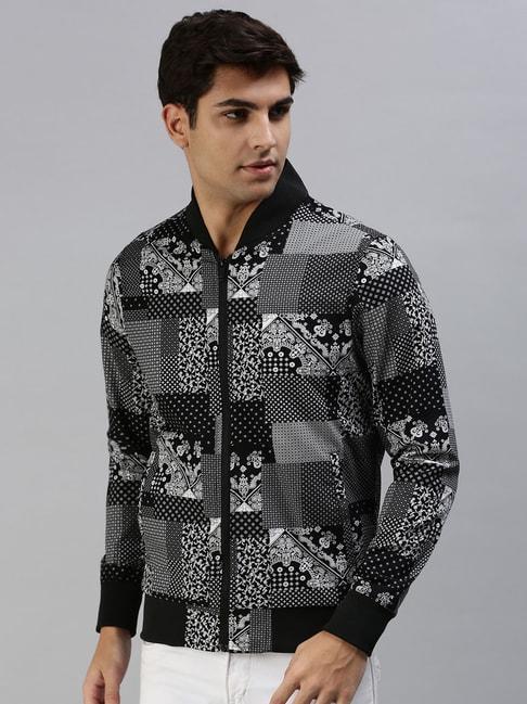veirdo-multicolored-cotton-regular-fit-printed-jacket