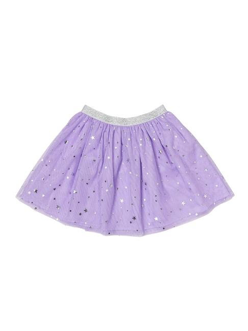 H by Hamleys Girls Lavender Embellished A Line Skirt