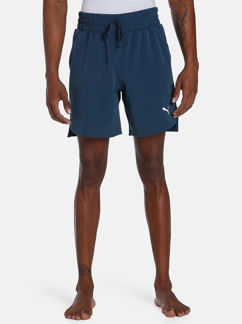 Puma Blue Regular Fit Sports Shorts