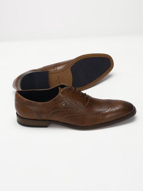 allen-solly-men's-brown-brogue-shoes