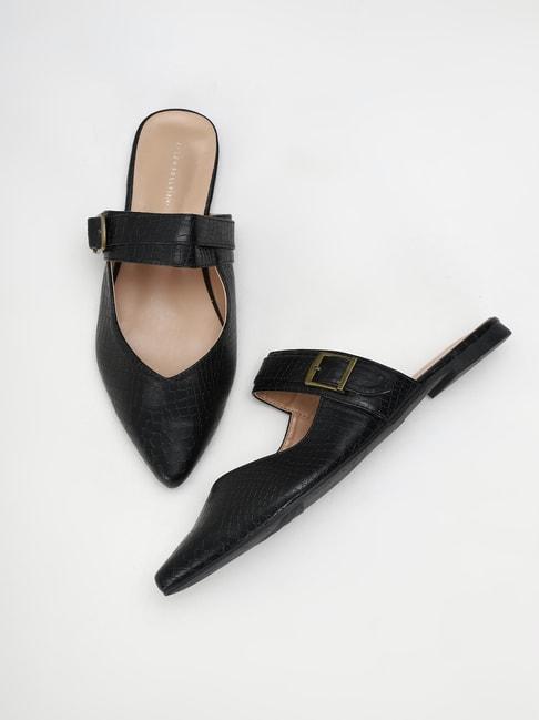 allen-solly-women's-black-mule-shoes