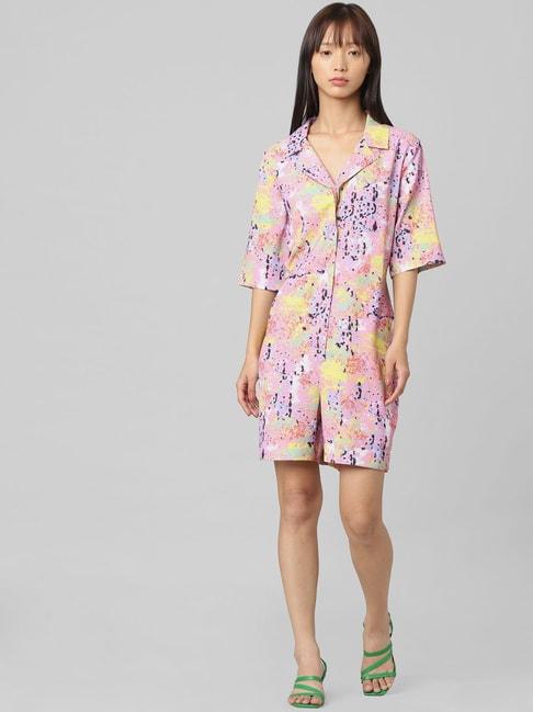 Only Multicolor Printed Playsuit