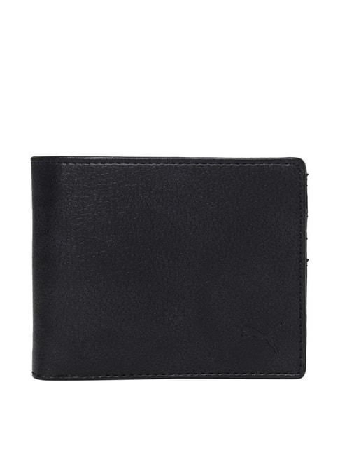 Puma Black Casual Bi-Fold Wallet for Men