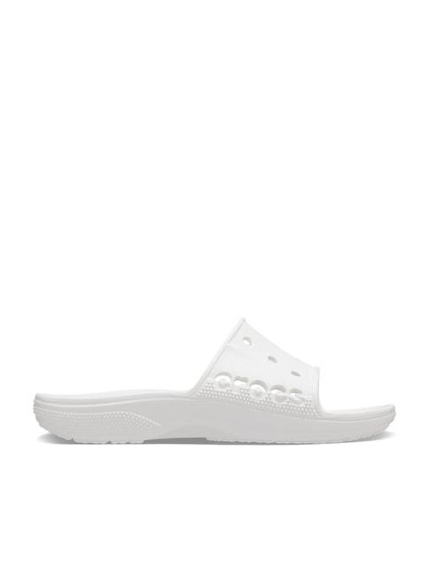 crocs-men's-baya-white-slides