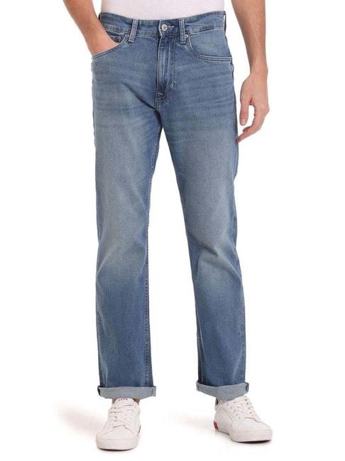 U.S. Polo Assn. Blue Cotton Flare Fit Jeans